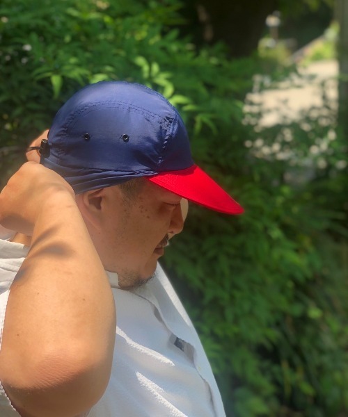 BEAVER(ビーバー)の「FAZZRA/ファズラ NYLON EAR CAP ナイロンイヤーキャップ(キャップ・メンズ・ブラック/ベージュ/ネイビー/ターコイズブルー系・F)」の17枚目の写真