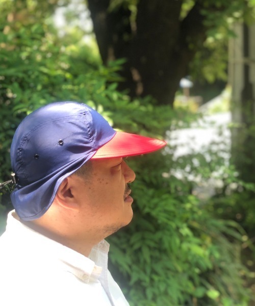 BEAVER(ビーバー)の「FAZZRA/ファズラ NYLON EAR CAP ナイロンイヤーキャップ(キャップ・メンズ・ブラック/ベージュ/ネイビー/ターコイズブルー系・F)」の18枚目の写真