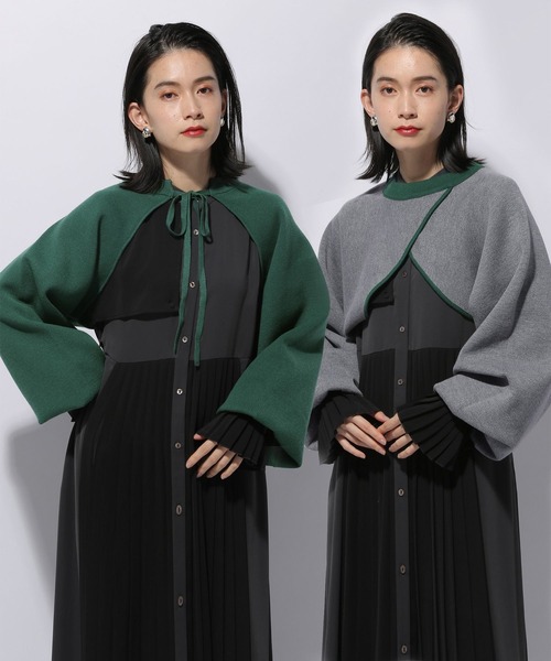 着1回 メゾンスペシャル　マルチWAYファー加工ボレロニット MAISON SPECIAL マルチWAYファー加工ボレロニット - メルカリ