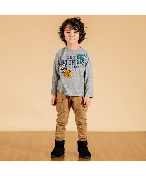 F.O.KIDS（エフオーキッズ）の「サイドポケットマチ付パンツ（その他パンツ・キッズ・ブラウン/グレー/インディゴブルー/キャメル・80/100/110/120/95/140/130/90）」の5枚目の写真