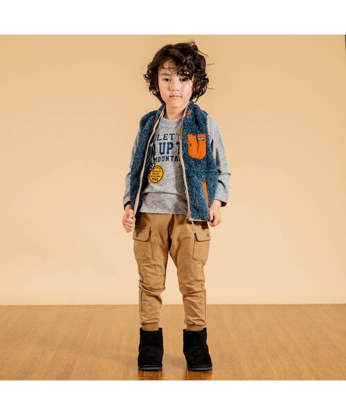 F.O.KIDS（エフオーキッズ）の「サイドポケットマチ付パンツ（その他パンツ・キッズ・ブラウン/グレー/インディゴブルー/キャメル・80/100/110/120/95/140/130/90）」の7枚目の写真