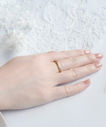美品❗️D0.10CT✨ヴァンドーム青山❗️k18YG透かし柄ダイヤリング 美品❗️D0.10CT✨ヴァンドーム青山❗️k18YG透かし柄ダイヤ