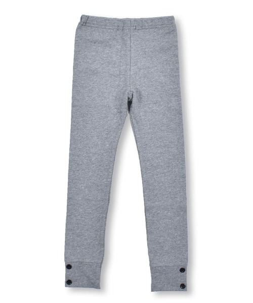 BeBe（ベベ）の「BeBe/ハリヌキテレコリブボタン付きレギンス(90~140cm)（レギンス/スパッツ・キッズ・ネイビー/グレー・X-LARGE/XX-SMALL/X-SMALL/LARGE/SMALL/MEDIUM）」の3枚目の写真