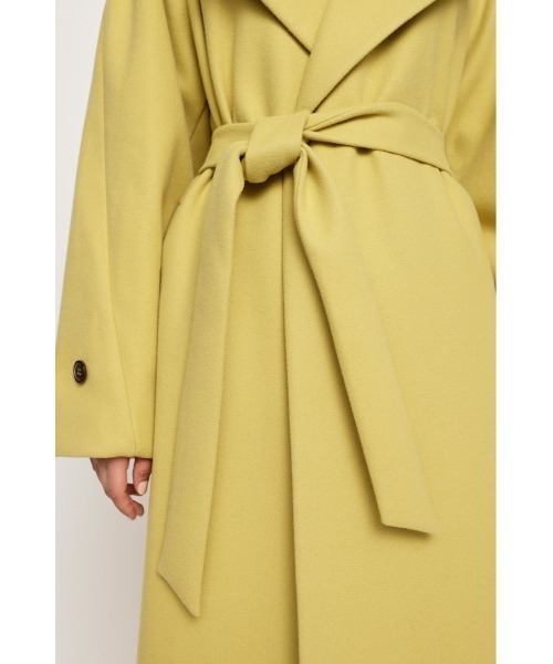 SLY(スライ)の「TAILOR LONG COAT テーラー ロング コート(トレンチコート・レディース・イエロー/ブラウン/ブラック・FREE)」の15枚目の写真