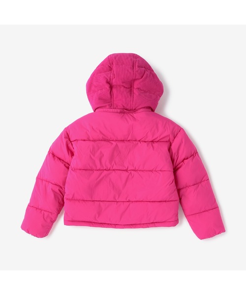 TOMMY HILFIGER(トミーヒルフィガー)の「GIRLS ミックスドパファージャケット(ダウンジャケット/コート・キッズ・ピンク・100cm/90cm/110cm/120cm)」の2枚目の写真