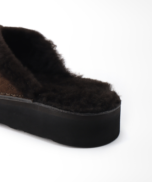JOURNAL STANDARD LUXE(ジャーナルスタンダード ラックス)の「【Fracap /フラカップ】CROSS SANDALS WITH FUR(サンダル・レディース・ブラウン・38/39/40)」の6枚目の写真