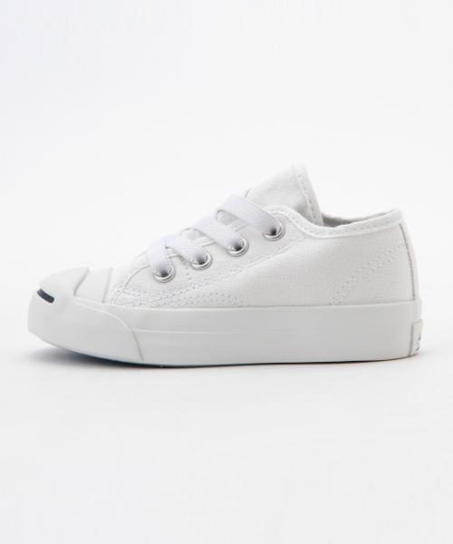 こども ビームス（コドモビームス）の「CONVERSE / KID'S JACK PURCELL スリッポン (15～21cm)（スニーカー・キッズ・ホワイト・18/15 /16/20/19/17）」の5枚目の写真