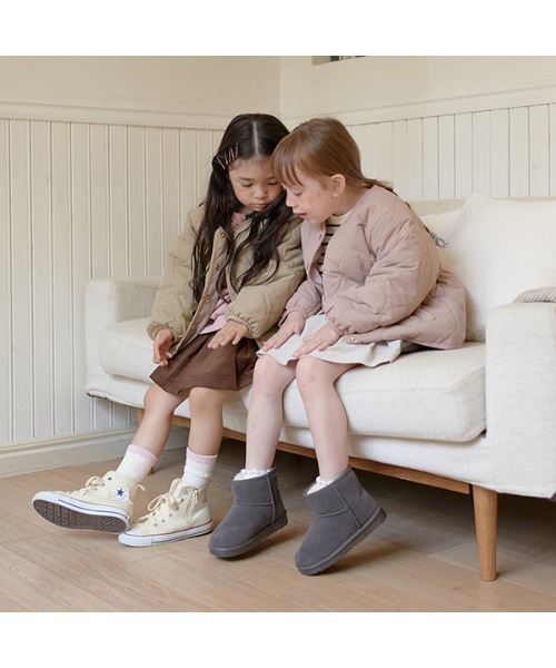 Lycee mine（リセマイン）の「きれいシルエットキルティングブルゾン（ブルゾン・キッズ・ベージュ/ピンク/ライトベージュ/ライトカーキ・100cm/110cm/120cm/130cm/140cm/150cm）」の13枚目の写真