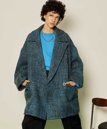 MAISON SPECIAL | ビッグヘリンボーンミドルコート【MAISON SPECIAL/メゾンスペシャル】(チェスターコート)