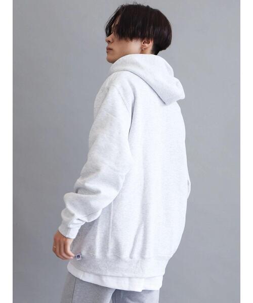 Russell Athletic（ラッセルアスレティック）の「RUSSELL BIG HOODIE　＊（パーカー・メンズ・グレー系その他/ブラック/オレンジ/ロイヤルブルー/レッド・L/LL/XXL）」の14枚目の写真
