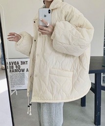 Vipoa（ヴィポア）の「裏ボアオーバーサイズキルティングジャケット（ダウンジャケット/コート・レディース）」