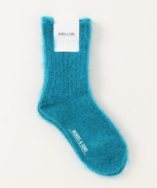 Morris & Sons（モリスアンドサンズ）の「MORRIS & SONS | モヘヤリブソックス WOMEN（ソックス/靴下・レディース・ピンク/イエロー/ブルー/アイボリー/ベージュ/レッド・ONE）」の3枚目の写真