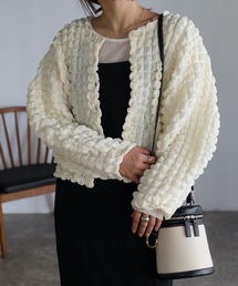 ap retro | ぽこぽこ前後２WAYカーディガン/プルオーバー(カーディガン/ボレロ)