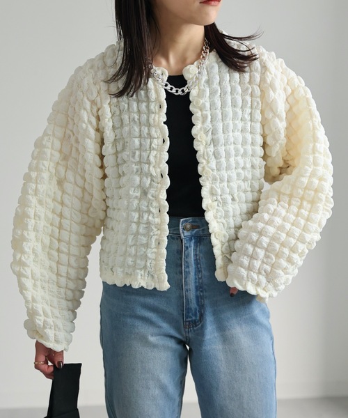 トゥモローランドコレクション　シープミルド　2way プルオーバー　カーディガン GLOBAL WORK（グローバルワーク）の「2WAY編み柄プルオーバー