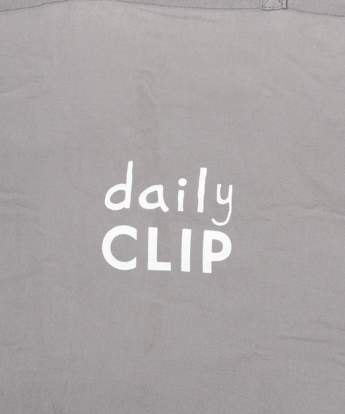 studio CLIP(スタディオクリップ)の「【daily CLIP】カラーロゴトートバッグ(エコバッグ/サブバッグ・レディース・グレー/グリーン/ベージュ/イエロー・FREE)」の16枚目の写真