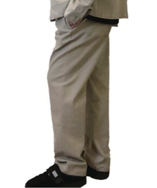 Alil（アリル）の「【Alil】アリル ツイル ワイド テーパード イージーパンツ 大人カジュアル（その他パンツ・メンズ・カーキ/ブラック/グレイッシュベージュ・MEDIUM/LARGE/SMALL）」の12枚目の写真