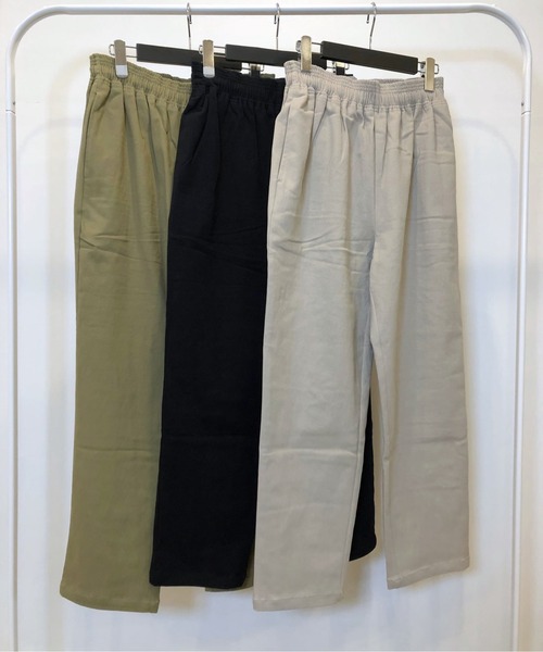 Alil（アリル）の「【Alil】アリル ツイル ワイド テーパード イージーパンツ 大人カジュアル（その他パンツ・メンズ・カーキ/ブラック/グレイッシュベージュ・MEDIUM/LARGE/SMALL）」の22枚目の写真