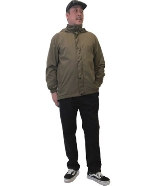 Alil（アリル）の「【Alil】アリル ツイル ワイド テーパード イージーパンツ 大人カジュアル（その他パンツ・メンズ・カーキ/ブラック/グレイッシュベージュ・MEDIUM/LARGE/SMALL）」の4枚目の写真