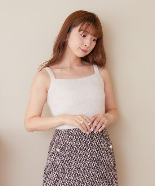 ems excite（エムズエキサイト）の「MIXショートカーデキャミSET（ニット/セーター・レディース・ピンク系その他/グリーン系その他/ホワイト系その他・FREE）」の13枚目の写真