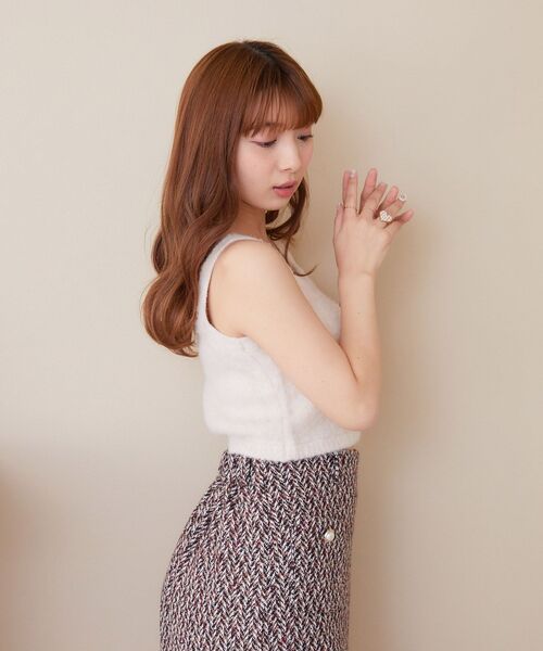 ems excite（エムズエキサイト）の「MIXショートカーデキャミSET（ニット/セーター・レディース・ピンク系その他/グリーン系その他/ホワイト系その他・FREE）」の14枚目の写真