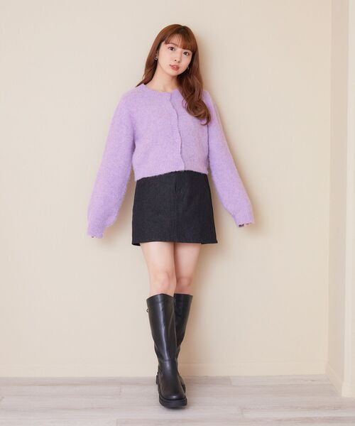 ems excite（エムズエキサイト）の「MIXショートカーデキャミSET（ニット/セーター・レディース・ピンク系その他/グリーン系その他/ホワイト系その他・FREE）」の21枚目の写真