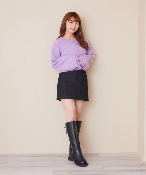 ems excite（エムズエキサイト）の「MIXショートカーデキャミSET（ニット/セーター・レディース・ピンク系その他/グリーン系その他/ホワイト系その他・FREE）」の22枚目の写真