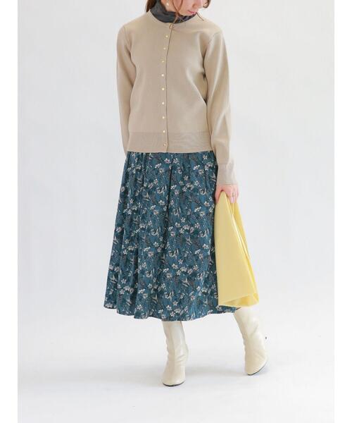 Te chichi(テチチ)の「ゴールドスナップボタンカーディガン(カーディガン/ボレロ・レディース・ラベンダー/イエロー/ブラック/ベージュ・フリ-)」の19枚目の写真