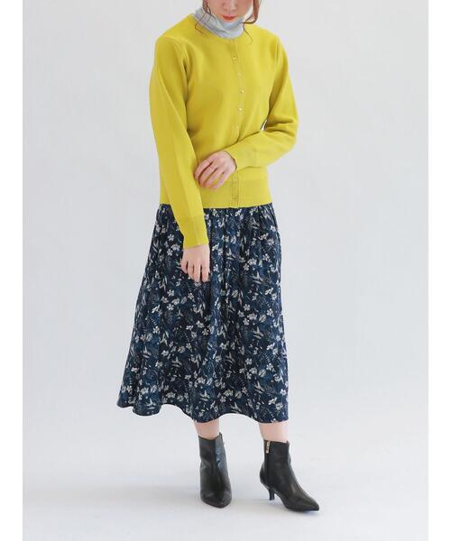 Te chichi(テチチ)の「ゴールドスナップボタンカーディガン(カーディガン/ボレロ・レディース・ラベンダー/イエロー/ブラック/ベージュ・フリ-)」の21枚目の写真