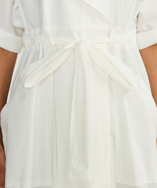 Sov.（ソブ）の「Sov./ ナイロンストレッチシャツワンピース