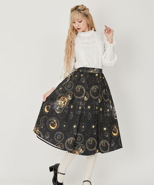 axes femme（アクシーズファム）の「タロット柄スカート（スカート