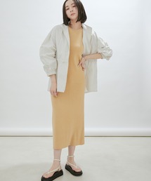 【オーガニックコットン】ノースリーブワンピース-CreamyCotton /クリーミーコットン-