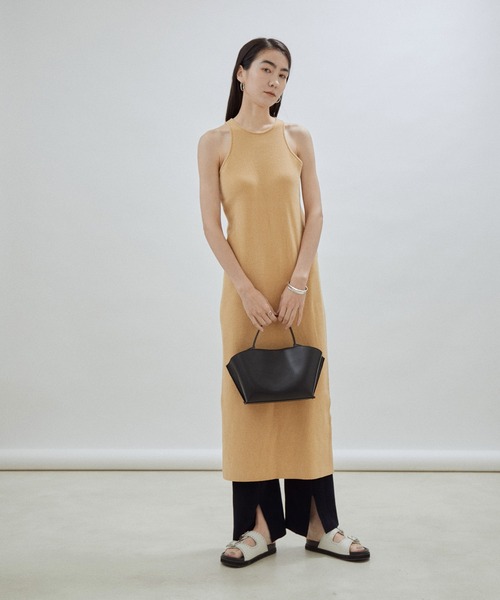サロンアダムエロペ　ノースリーブワンピース　クリーミーコットン SALON adam et rope'（サロン アダム エ ロペ）の