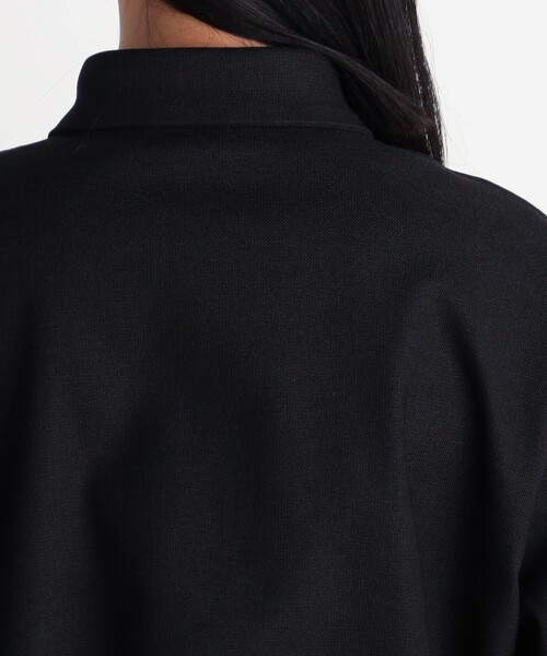 EDITION(エディション)の「ポリエステルコットン ジャンプスーツ(ワンピース・レディース・ブラック/ホワイト・36/34)」の10枚目の写真