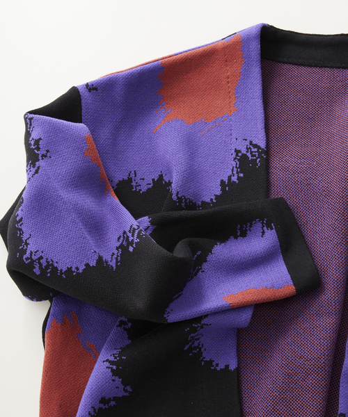 JOURNAL STANDARD relume(ジャーナルスタンダード レリューム)の「CALIFORNIA アモルファス ジャガードカーディガン(カーディガン/ボレロ・メンズ・ブラック/チャコールグレー/ネイビー/グリーン/アイボリー/ブルー系その他・LARGE/MEDIUM)」の15枚目の写真