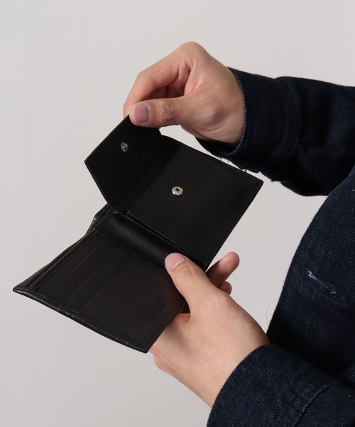 FUNALIVE(ファンアライブ)の「KWS ORIGINAL 本革 フルレザー 財布 折財布 札財布 ショートミニウォレット(財布・メンズ・ブラック・FREE)」の15枚目の写真