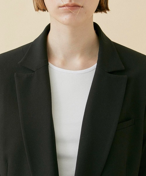 CITY TOKYO（シティトウキョウ）の「スリットスリーブテーラードジャケット（テーラードジャケット・レディース・その他2/ブルー/ベージュ/ブラック・1/2）」の12枚目の写真