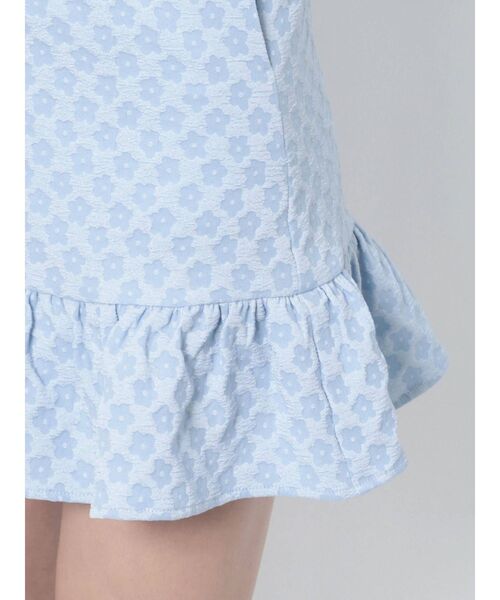 merry jenny(メリージェニー)の「flowerフリルミニスカート(スカート・レディース・ライトブルー/ブラック/アイボリー・FREE)」の13枚目の写真