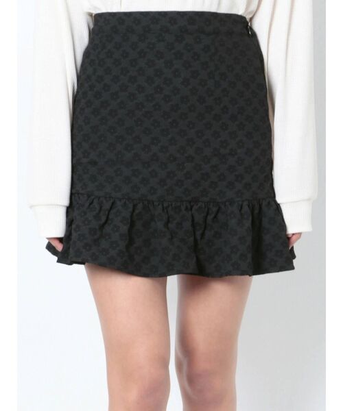 merry jenny(メリージェニー)の「flowerフリルミニスカート(スカート・レディース・ライトブルー/ブラック/アイボリー・FREE)」の18枚目の写真