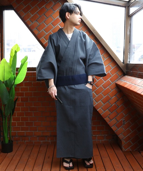 【セール】刺子織 浴衣（浴衣）｜８(eight)（エイト）