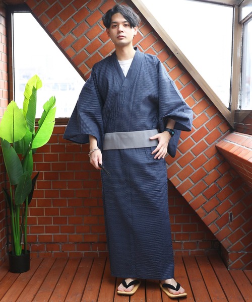 【セール】刺子織 浴衣（浴衣）｜８(eight)（エイト）