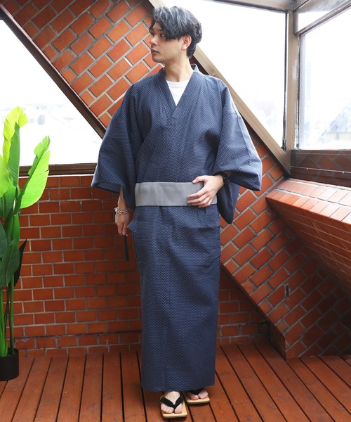 【セール】刺子織 浴衣（浴衣）｜８(eight)（エイト）