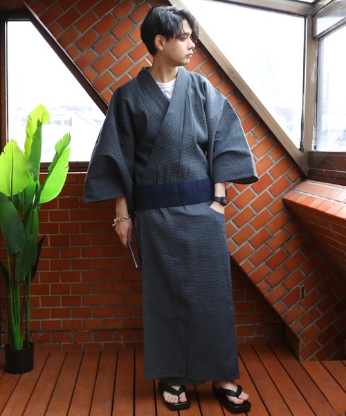 【セール】刺子織 浴衣（浴衣）｜８(eight)（エイト）