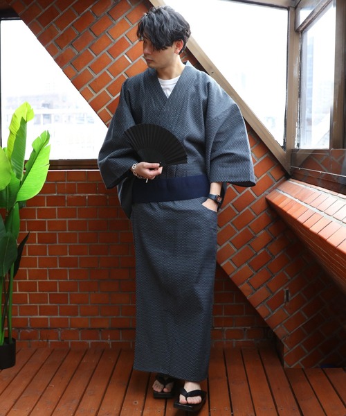 【セール】刺子織 浴衣（浴衣）｜８(eight)（エイト）