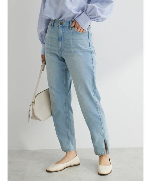 Green　Parks（グリーンパークス）の「GAMストレッチデニムスリムストレートパンツ（デニムパンツ・レディース・ライトブルー/ブルー・M/L）」の3枚目の写真