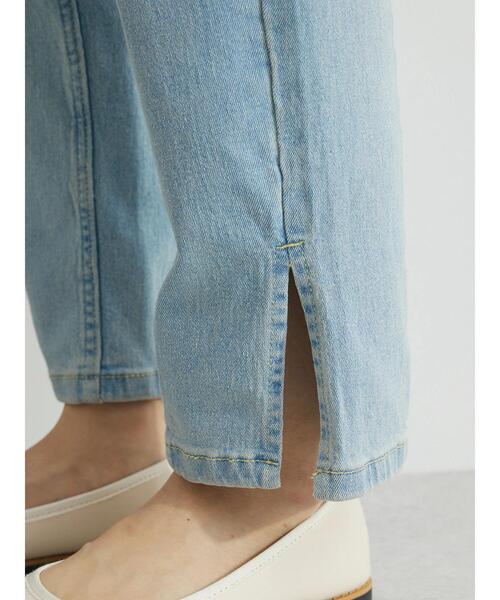 Green　Parks（グリーンパークス）の「GAMストレッチデニムスリムストレートパンツ（デニムパンツ・レディース・ライトブルー/ブルー・M/L）」の9枚目の写真