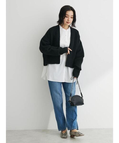 Green　Parks（グリーンパークス）の「GAMストレッチデニムスリムストレートパンツ（デニムパンツ・レディース・ライトブルー/ブルー・M/L）」の14枚目の写真