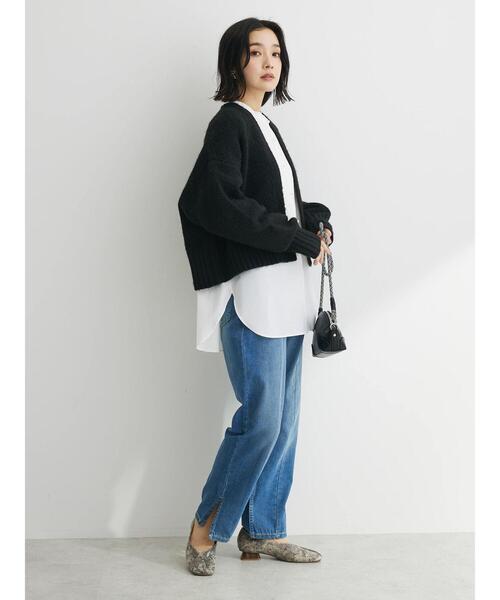 Green　Parks（グリーンパークス）の「GAMストレッチデニムスリムストレートパンツ（デニムパンツ・レディース・ライトブルー/ブルー・M/L）」の15枚目の写真