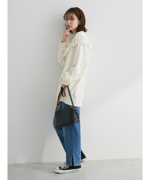 Green　Parks（グリーンパークス）の「GAMストレッチデニムスリムストレートパンツ（デニムパンツ・レディース・ライトブルー/ブルー・M/L）」の19枚目の写真