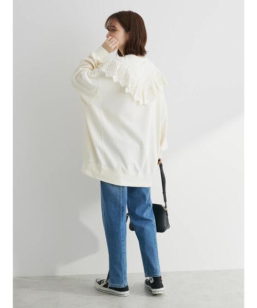 Green　Parks（グリーンパークス）の「GAMストレッチデニムスリムストレートパンツ（デニムパンツ・レディース・ライトブルー/ブルー・M/L）」の20枚目の写真