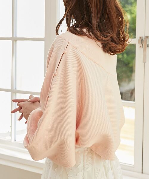 MAJESTIC LEGON(マジェスティックレゴン)の「2wayオフショルドルマンニット(ニット/セーター・レディース・アイボリー/ライトピンク/ライトブルー/ライトグレー・MEDIUM)」の19枚目の写真